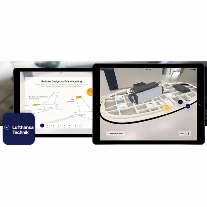 Lufthansa Innovates Aviation Demo With Augmented Reality - Wikitude Industrial IoT Case Study